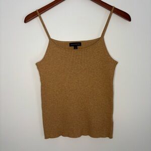BANANA REPUBLIC | Tan Summer Ribbed Knit Layering Casual Chic Camisole | Size S